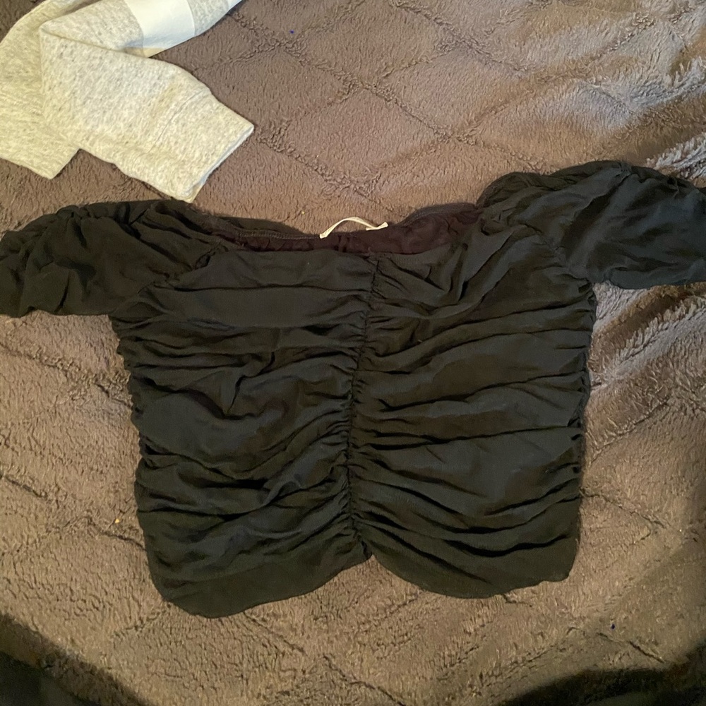 black fashion nova crop top